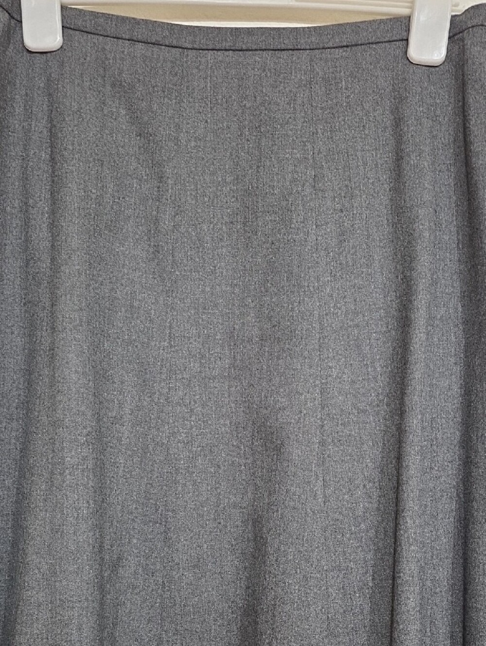 Talbots | Women's Gray A-Line Lined Wool Made in Italy Skirt 16P